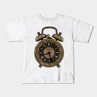 Alarm clock cartoon illustration Kids T-Shirt